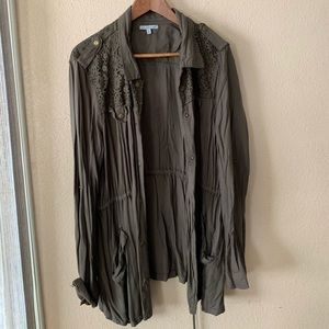 Charlotte Russe Green Jacket